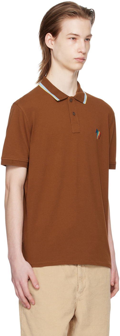 Polo tričko Paul Smith PS Paul Smith Zebra Polo Hnedá | M2R-151LE-M21511-66, 1