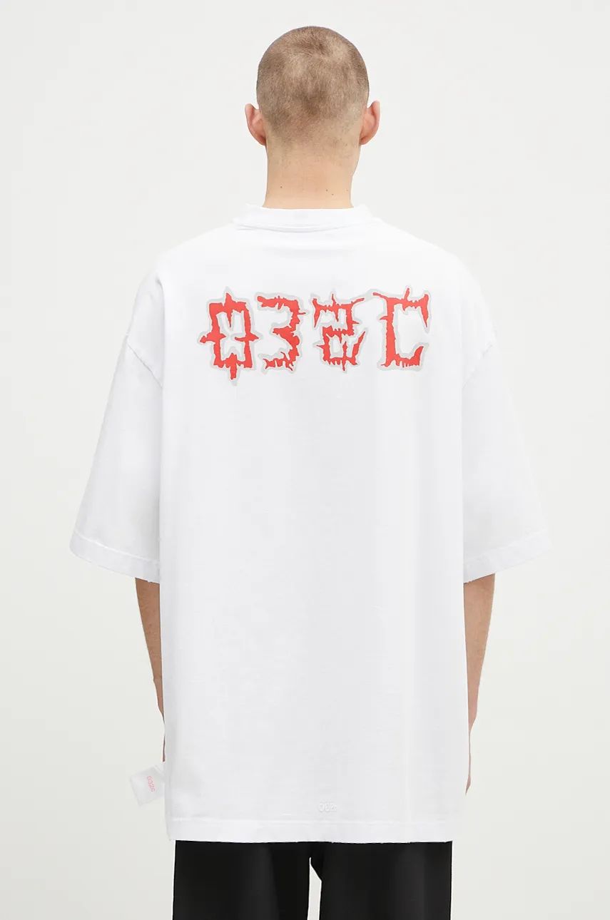 Tričko 032C On Fire Oversized T-Shirt Biela | F24.URC.0152.100, 0