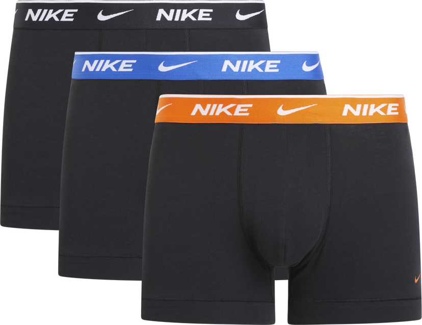 Boxerky Nike 3-Pack Everyday Cotton Stretch Trunks S Rôznofarebný | 0000KE1008-BIO