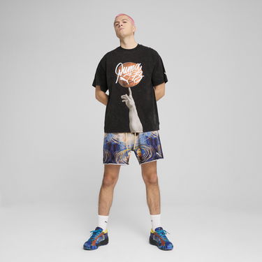 Tričko Puma Dylan Exhibit Basketball T-Shirt Čierna | 630475_01, 5