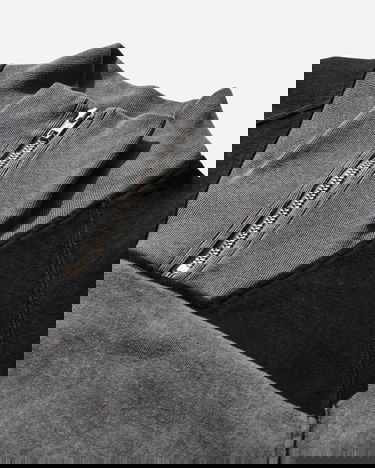 Mikina Cav Empt Overdye Colorblock Half Zip Sweatshirt Rôznofarebný | CES28CS19 GREY, 4