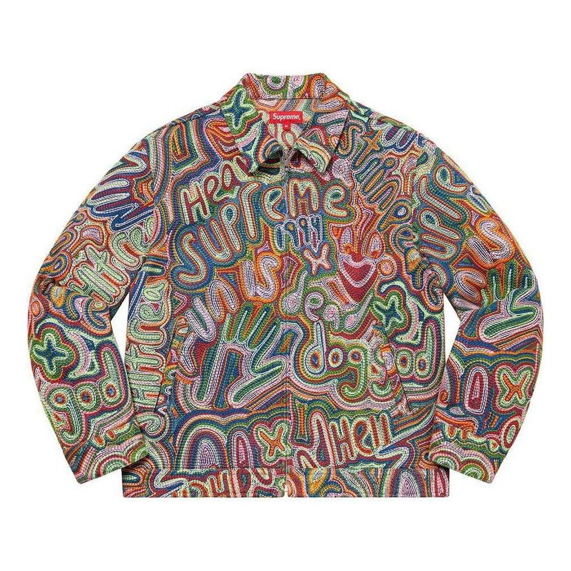 Bunda Supreme Chainstitch Denim Jacket Rôznofarebný | SUP-SS22-806
