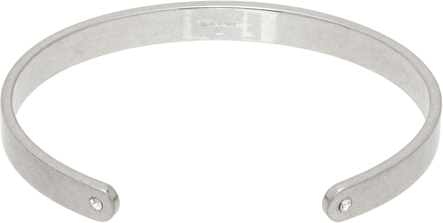 Náramok Acne Studios STOCKHOLM 1996 Engraved Cuff Bracelet Metalická | C50473-, 1