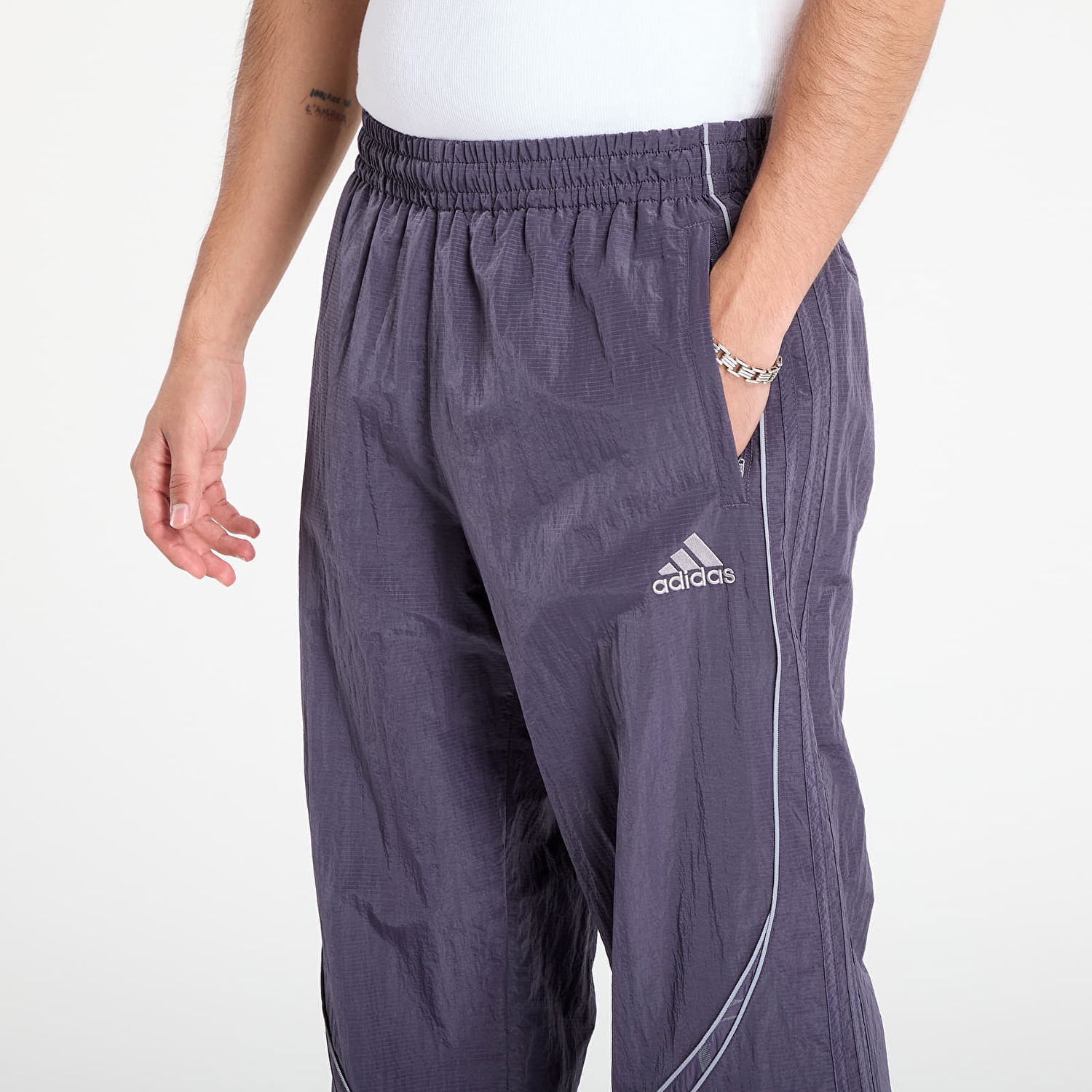 Tepláky adidas Originals Adilenium Season 4 Teamgeist Tracksuit Bottoms Fialová | KF8520, 1
