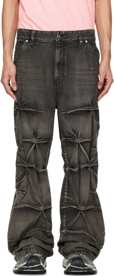 Džínsy We11done We11done Wrinkled Jeans Čierna | WD-DP1-25-365-M-BK, 0