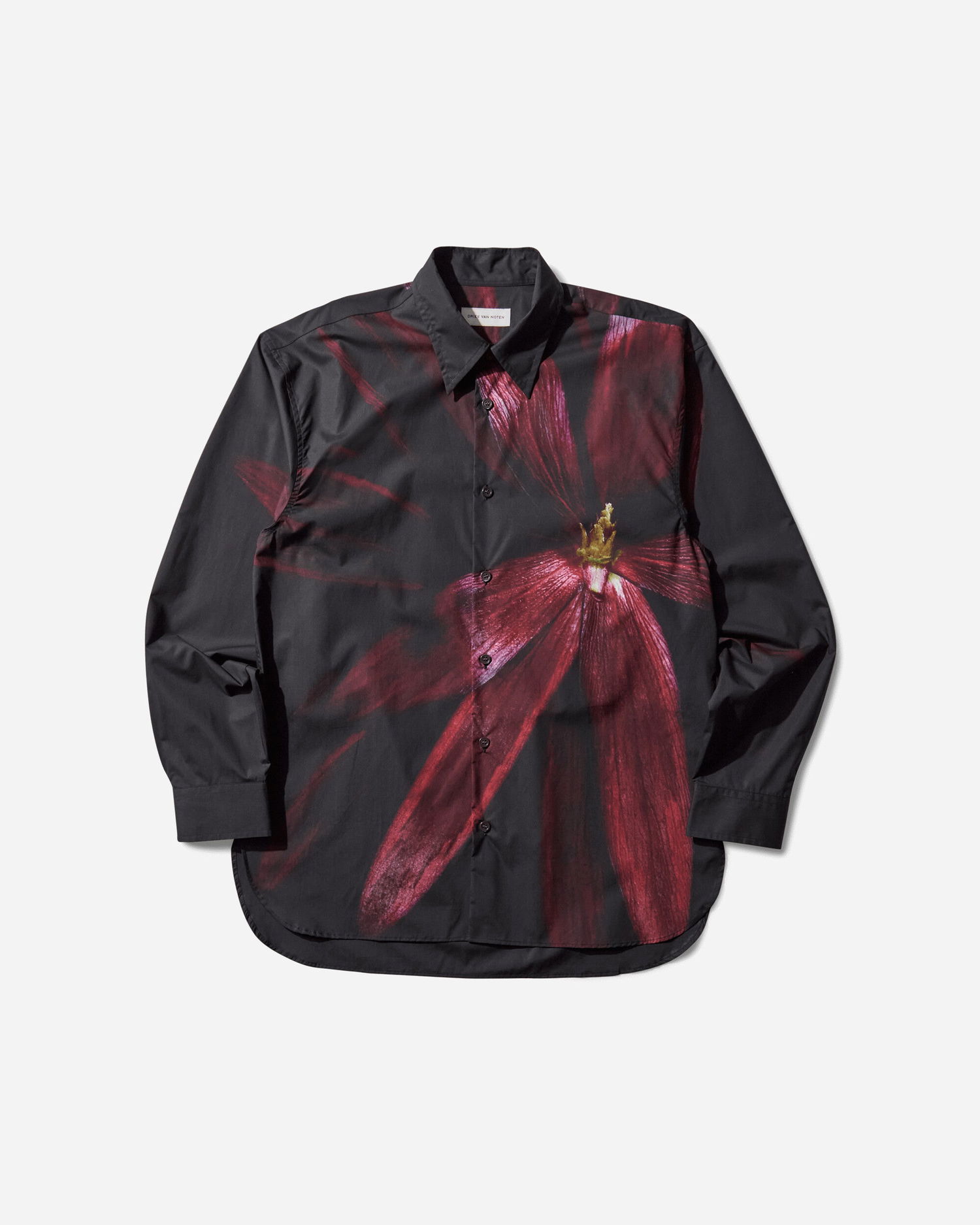 Košeľa Dries Van Noten Loose Cotton Shirt Čierna | 252-020732-2007 900, 1