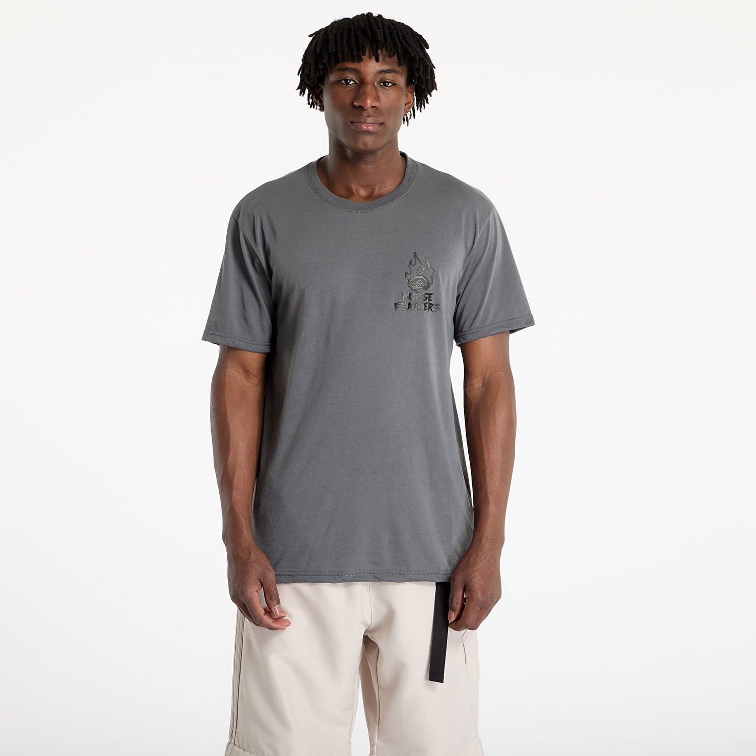 Tričko Horsefeathers Horsefeathers Reckless Tech T-Shirt Šedá | TM068B, 0