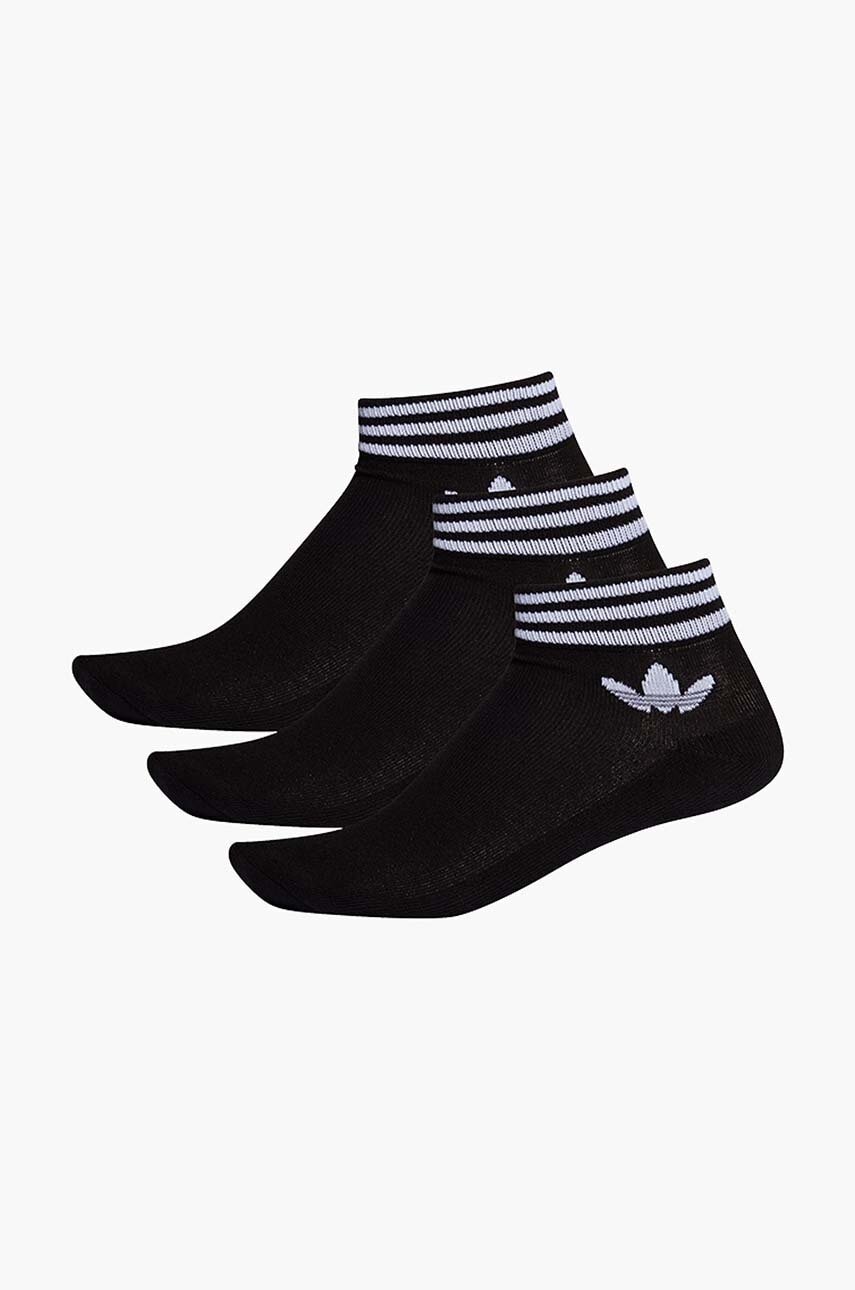 Trefoil Ankle Socks 3-Pack