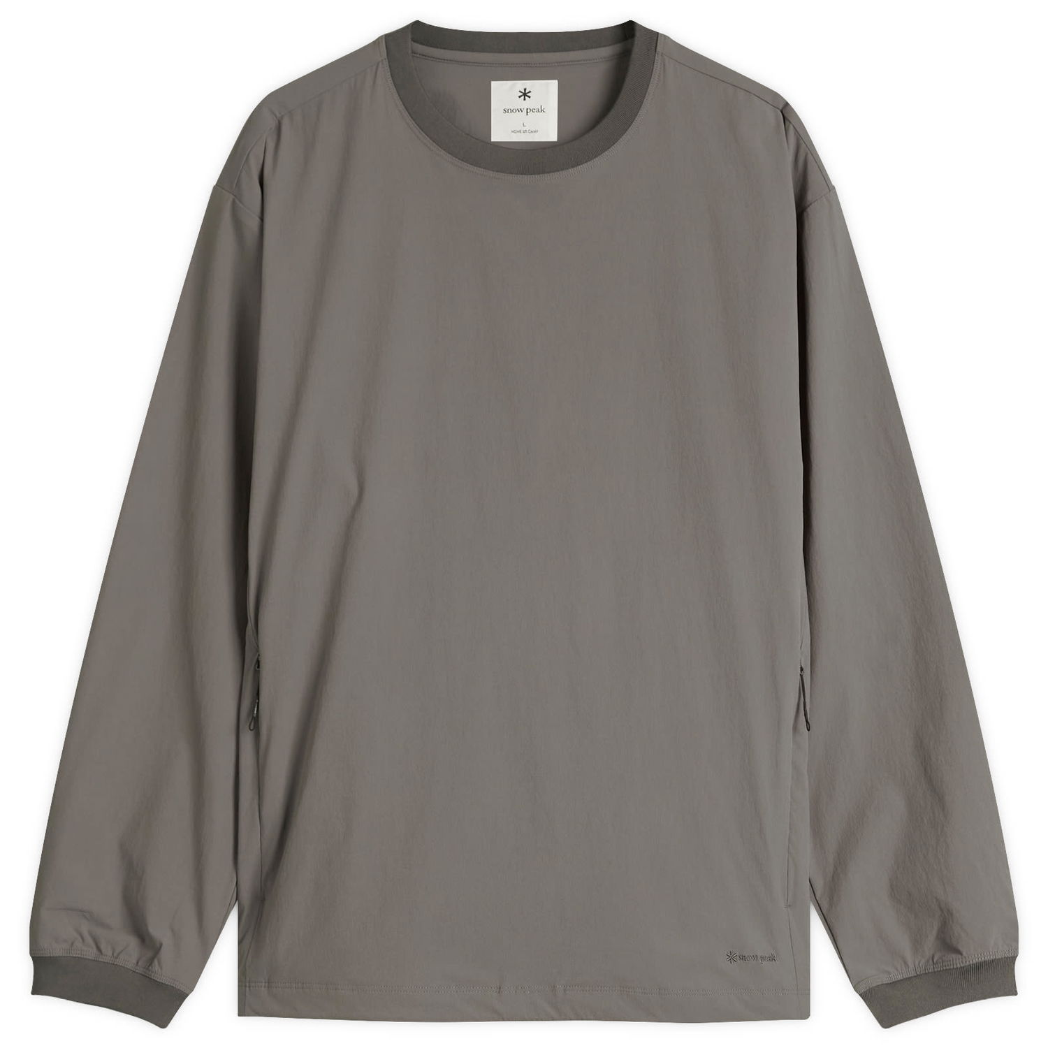 Mikina Snow Peak Snow Peak Active Comfort Pullover, Size Large Šedá | JK-25SU007-GY, 1