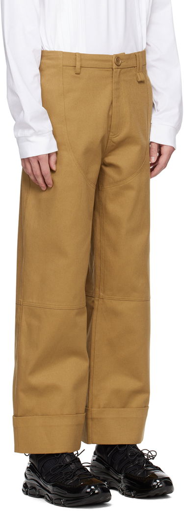 Nohavice Simone Rocha Simone Rocha Four-Pocket Wide-Leg Trousers Hnedá | 4101 1074, 1
