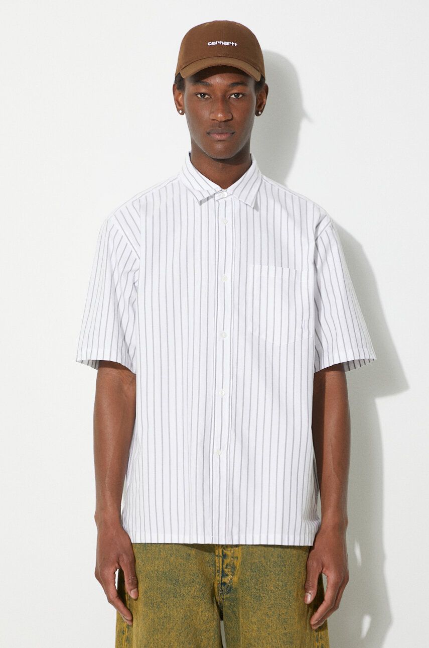 Košeľa NORSE PROJECTS Relaxed Organic Shirt With Classic Collar Zelené | N40.0623.8022, 0