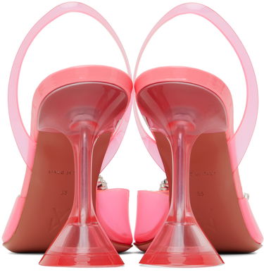 Šperky Amina Muaddi Amina Muaddi Begum Slingback Crystal Heels Ružová | BEGUM GLASS CL PVC, 1