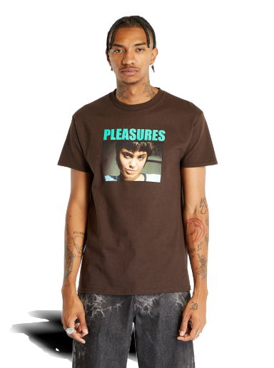 Tričko Pleasures Kate T-Shirt Brown Hnedá | P23F059 BROWN