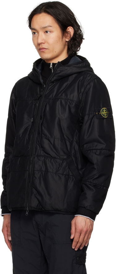 Prešívaná bunda Stone Island Stone Island Reversible Nylon Mesh-TC Hooded Jacket Čierna | K1S15 4100087 S0032, 3