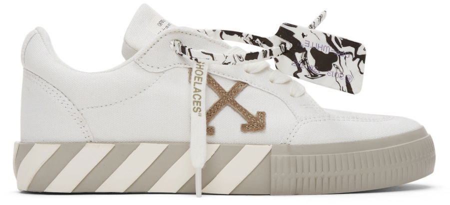 Tenisky a topánky Off-White Vulcanized Eco Canvas W Biela | OMIA085F21FAB0010161, 0