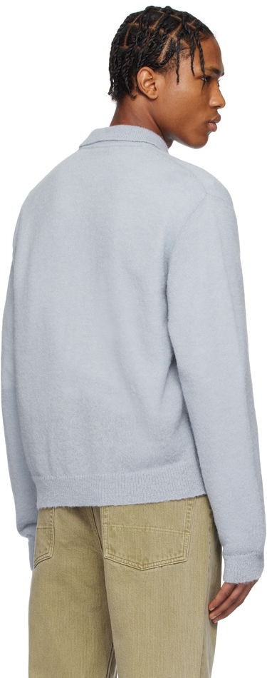Sveter OUR LEGACY Our Legacy Evening Polo Cardigan Modrá | M2253EL, 2