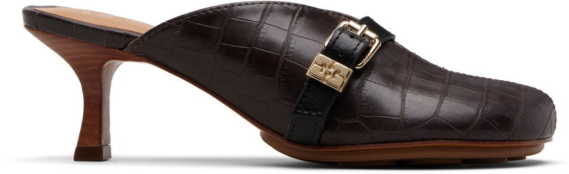 Tenisky a topánky GANNI Sue Mule Heels Hnedá | S3217