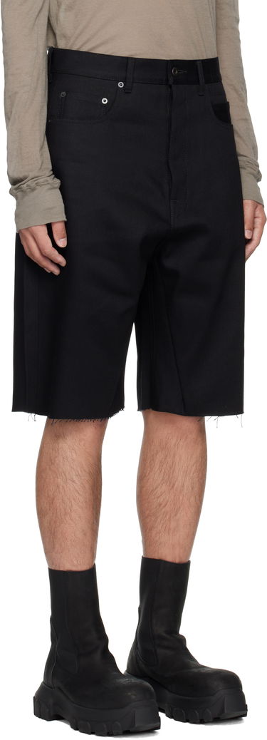 Šortky Rick Owens DRKSHDW Hollywood Geth Cutoff Denim Shorts Čierna | DL01E6397 BLKJP, 1