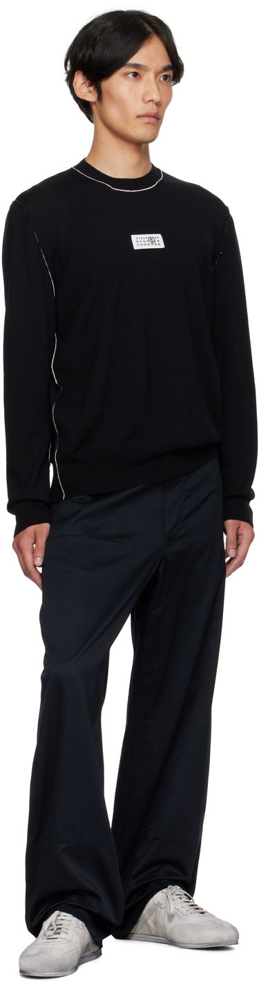 Nohavice Maison Margiela MM6 Maison Margiela Cotton Trousers Čierna | SH0KA0046 M35368, 3