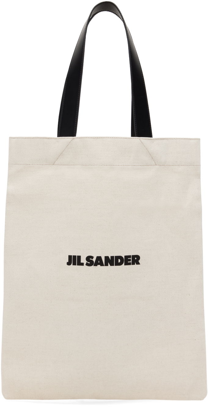 Tote bag Jil Sander Flat Shopper Medium Tote Bag Béžová | J26WC0004_P4917, 0