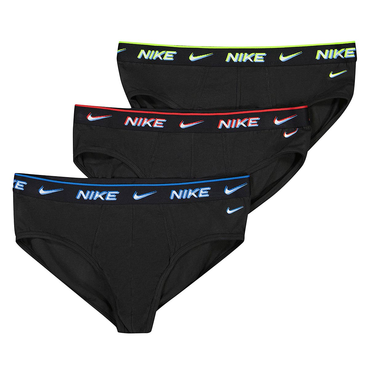 Spodná bielizeň a ponožky Nike Everyday Briefs 3-pack Čierna | 0000KE1006, 1