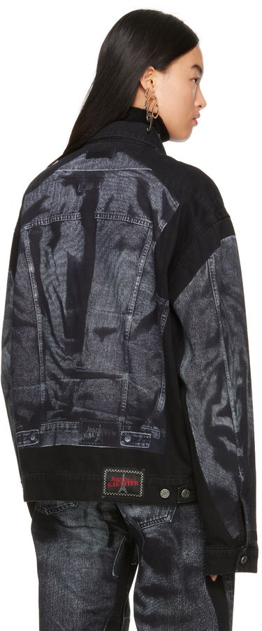 Bunda Jean Paul Gaultier Jean Paul Gaultier Trompe L'œil Denim Jacket Čierna | 23/15-U-VE026ILP-D009-00, 2