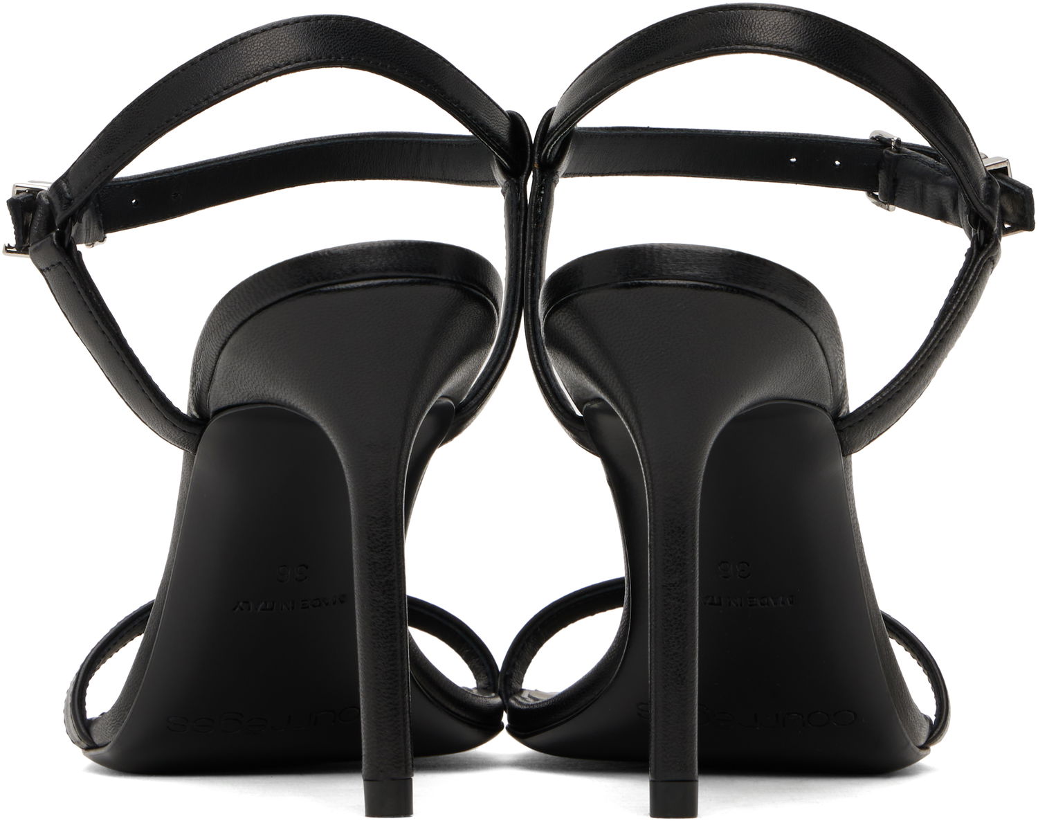 Doplnky Courrèges Courrèges AC Heeled Sandals Čierna | 125SSD028AG0030, 1