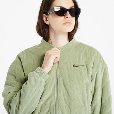 Bunda Nike Terry Quilted Jacket Zelené | DV7826-386, 2
