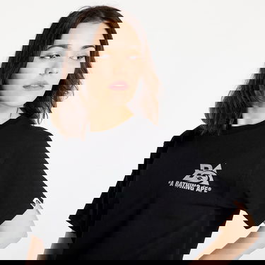 Tričko BAPE A BATHING APE Reflector Tech Logo T-Shirt Čierna | 001TEL301051MBLK, 1