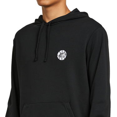 Mikina New Balance Hoops Essentials Fundamental Hoodie Čierna | MT23581_BK, 3