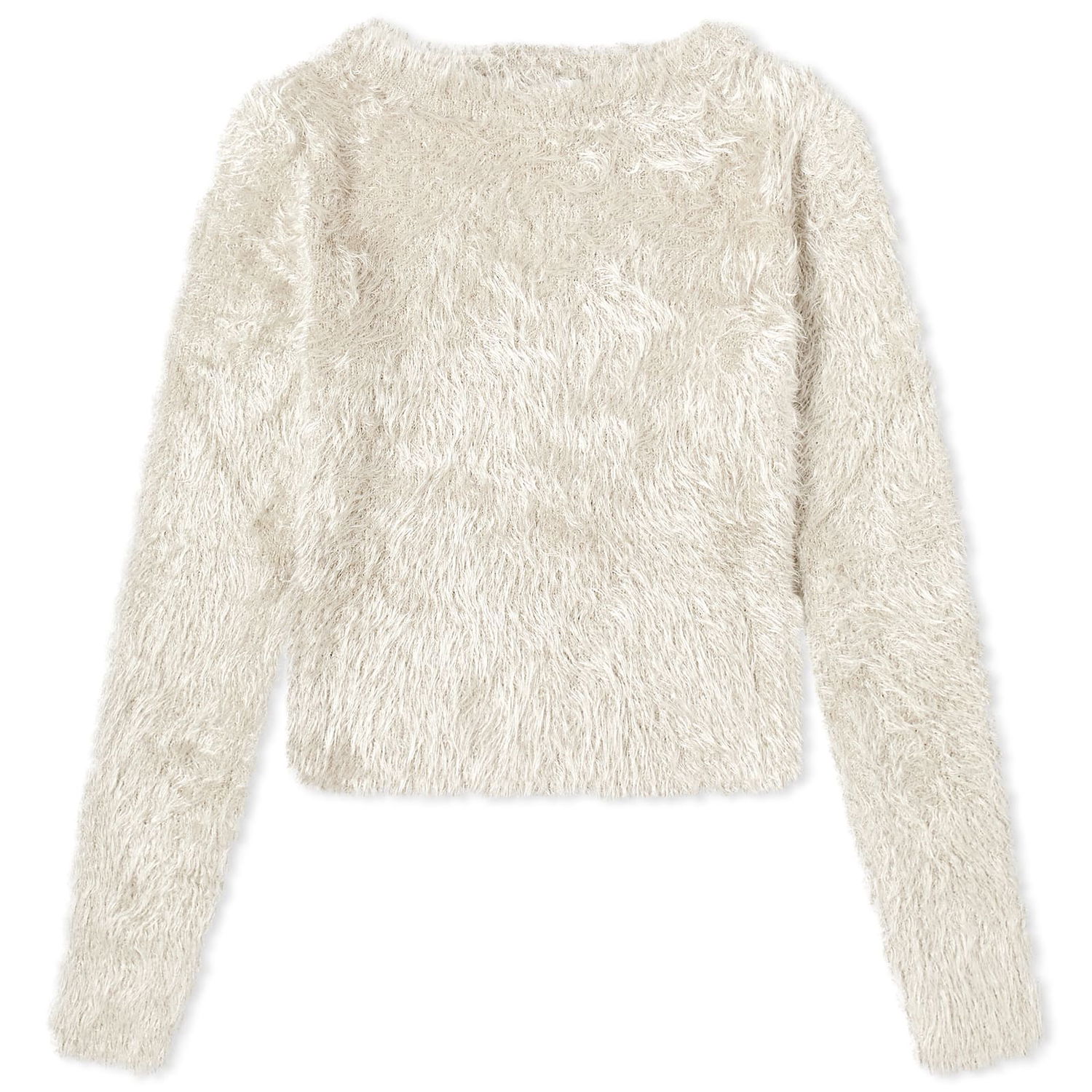Sveter Marine Serre Puffy Knit Cropped Pullover Šedá | WST010-WH50, 0