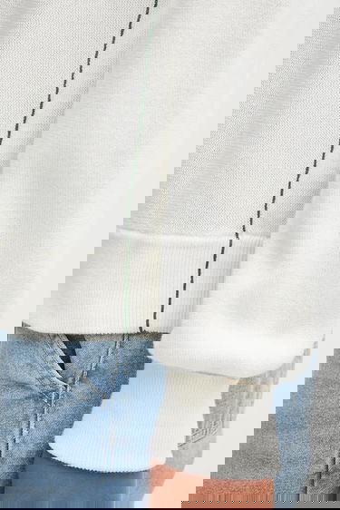 Sveter Lacoste Lacoste Crewneck Sweatshirt Biela | AF4158, 4