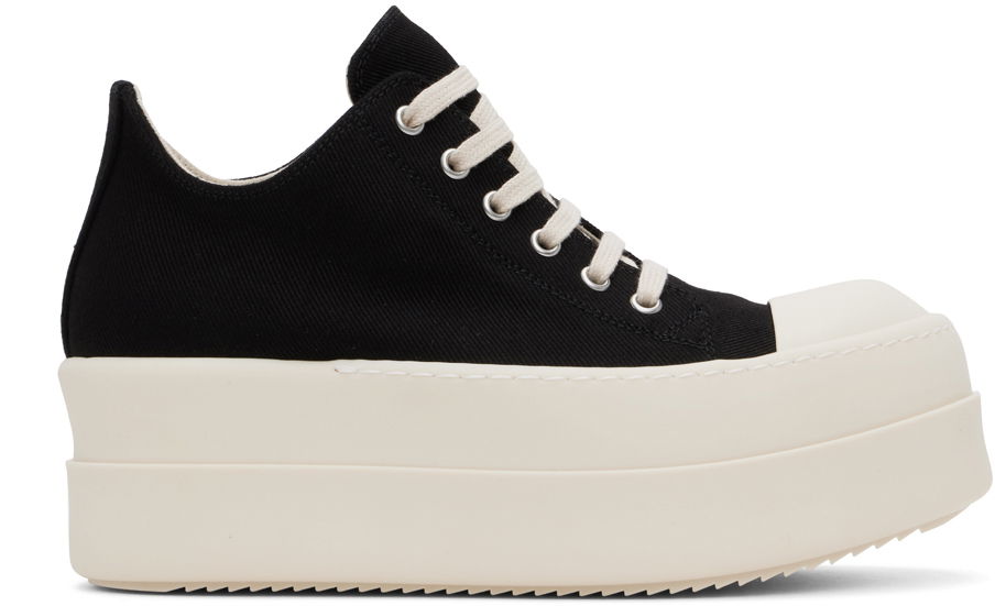 Tenisky a topánky Rick Owens Porterville Double Bumper Low Sneaks Čierna | DU02D2832 DO, 0