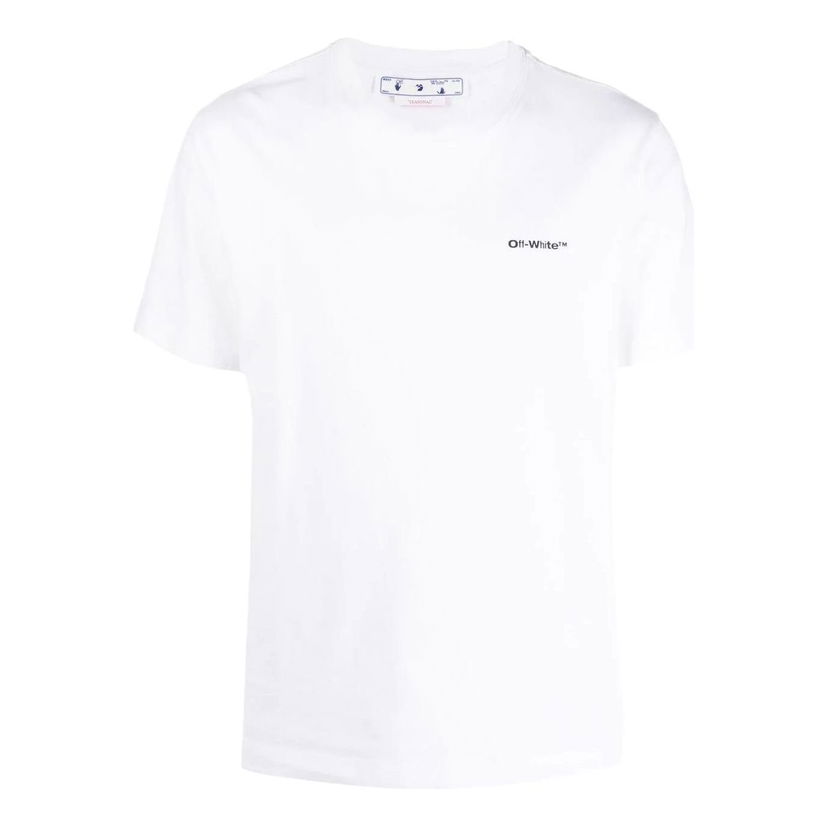 Tričko Off-White Off-White FW22 Round Neck T-Shirt Biela | OMAA027F22JER0160110
