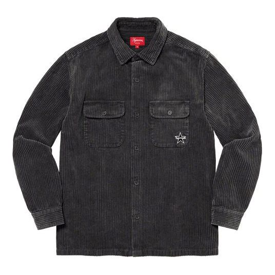 Košeľa Supreme Corduroy Button-Up Shirt Čierna | SUP-SS22-065, 0