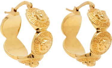 Náušnice Versace Tribute Medusa Hoop Earrings "Gold" Metalická | 1013207_1A00620_3J210, 1
