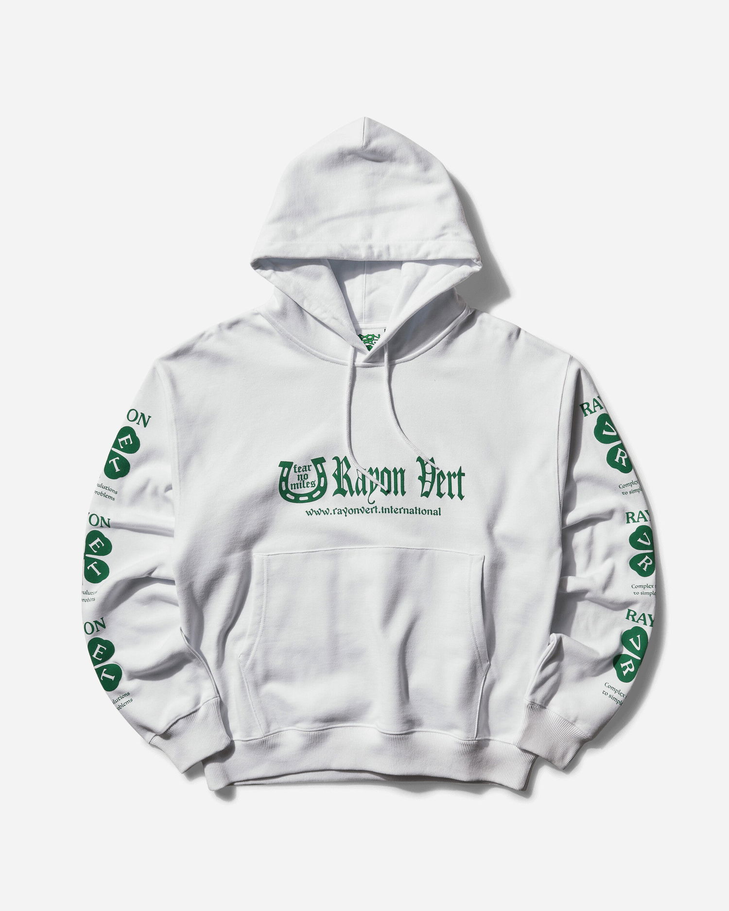 Mikina Rayon Vert Pullover Hoodie Biela | KNSSHOOD 001, 0