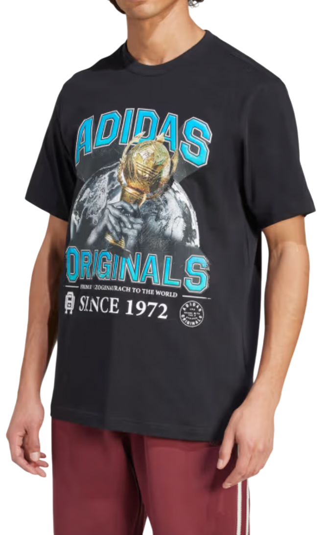 Tričko adidas Originals Originals Trefoil Graphic T-Shirt Čierna | jw2973, 0