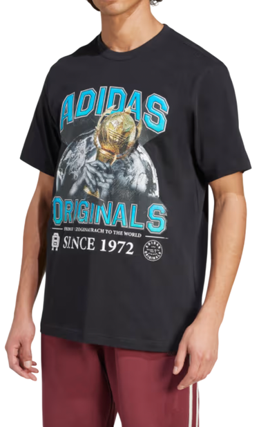 Tričko adidas Originals Originals Trefoil Graphic T-Shirt Čierna | jw2973, 0