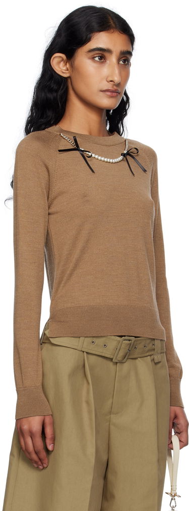 Sveter Simone Rocha Simone Rocha Classic Wool Pullover Čierna | KMK22B 0647, 4
