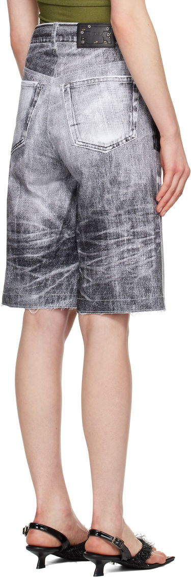Šortky Andersson Bell Andersson Bell Lace Paneled Denim Shorts Šedá | apa794w, 2