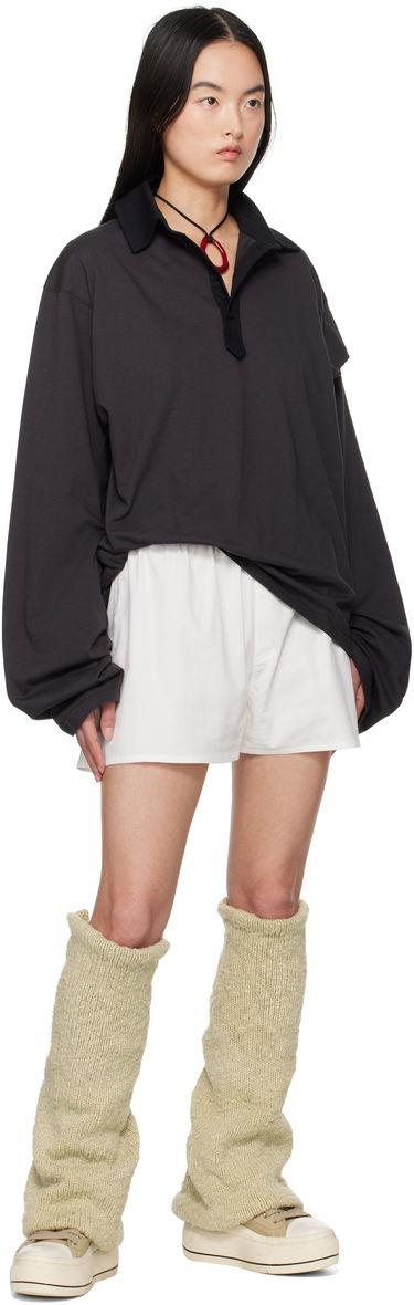Polo tričko Ottolinger Ottolinger Long Sleeve Polo Čierna | 11510291501, 3