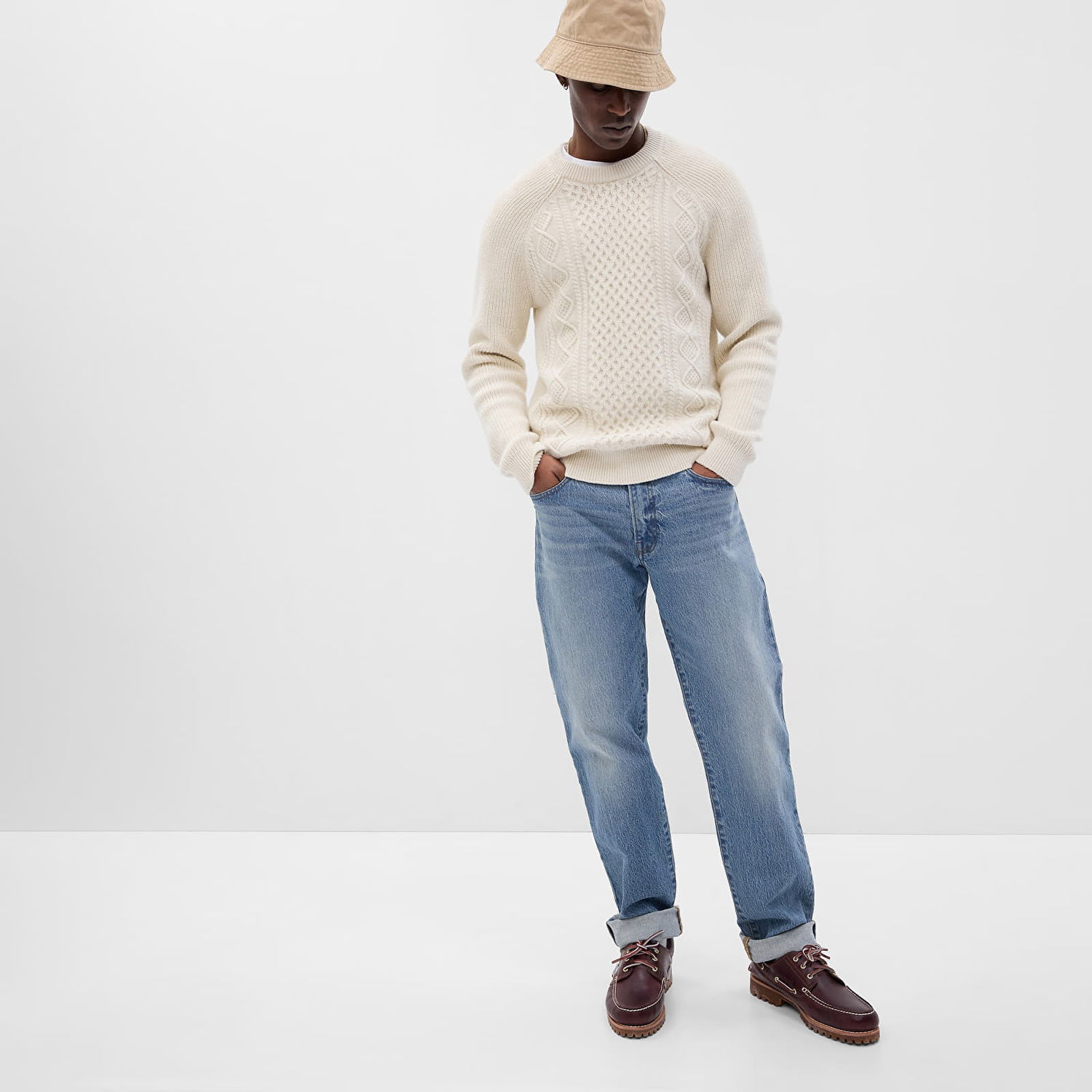 Džínsy GAP Denim Pants Straight Light Wash Modrá | 709159-00, 0