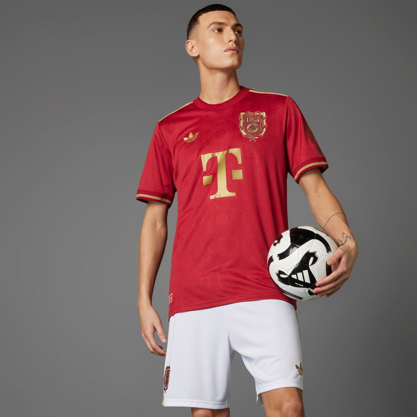 Dres adidas Performance FC Bayern Anniversary Jersey Červená | JE6781