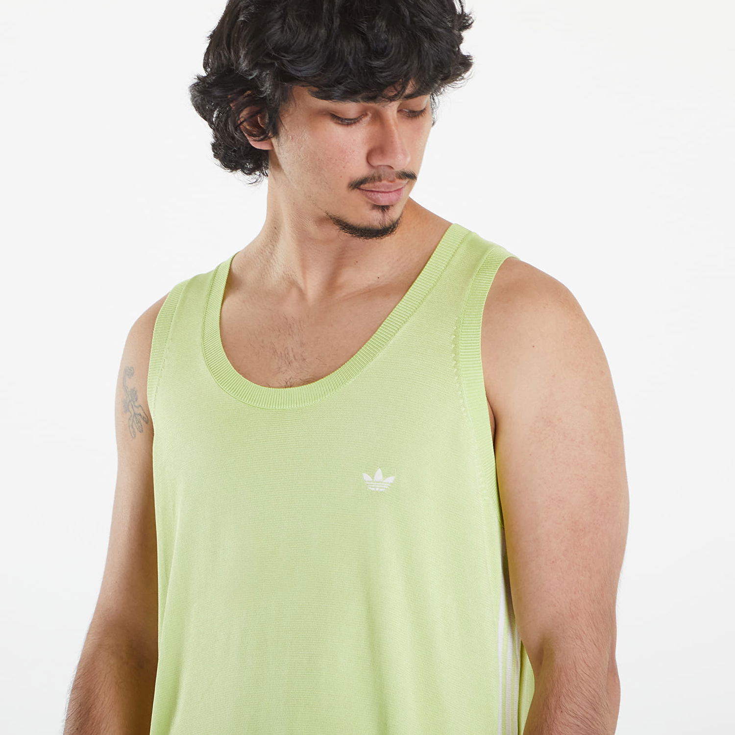 Tielko adidas Originals Wales Bonner x Knit Vest Semi Frozen Yellow/ Chalk White Žltá | IZ1890, 1