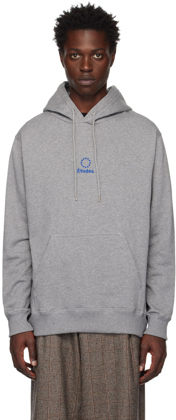 Mikina Études Klein Logo Hoodie Šedá | H22MM252OC20GR, 0