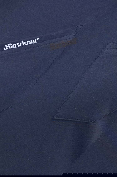 Tričko Barbour Cotton T-Shirt with Pocket Navy | MTS1114, 4