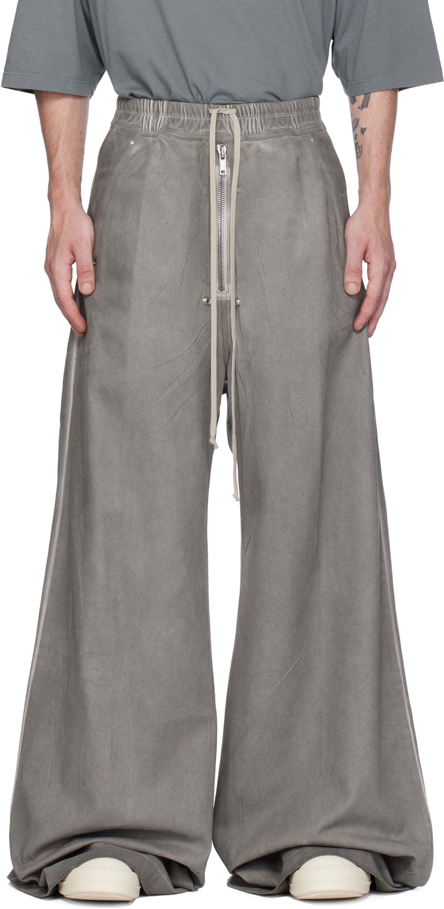 Džínsy Rick Owens Porteville Geth Belas Jeans Šedá | DU02D2378 DCF, 0