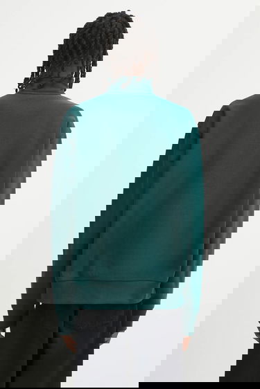 Mikina Carhartt WIP Half Zip American Script Sweatshirt Zelené | I027014.05AXX, 2