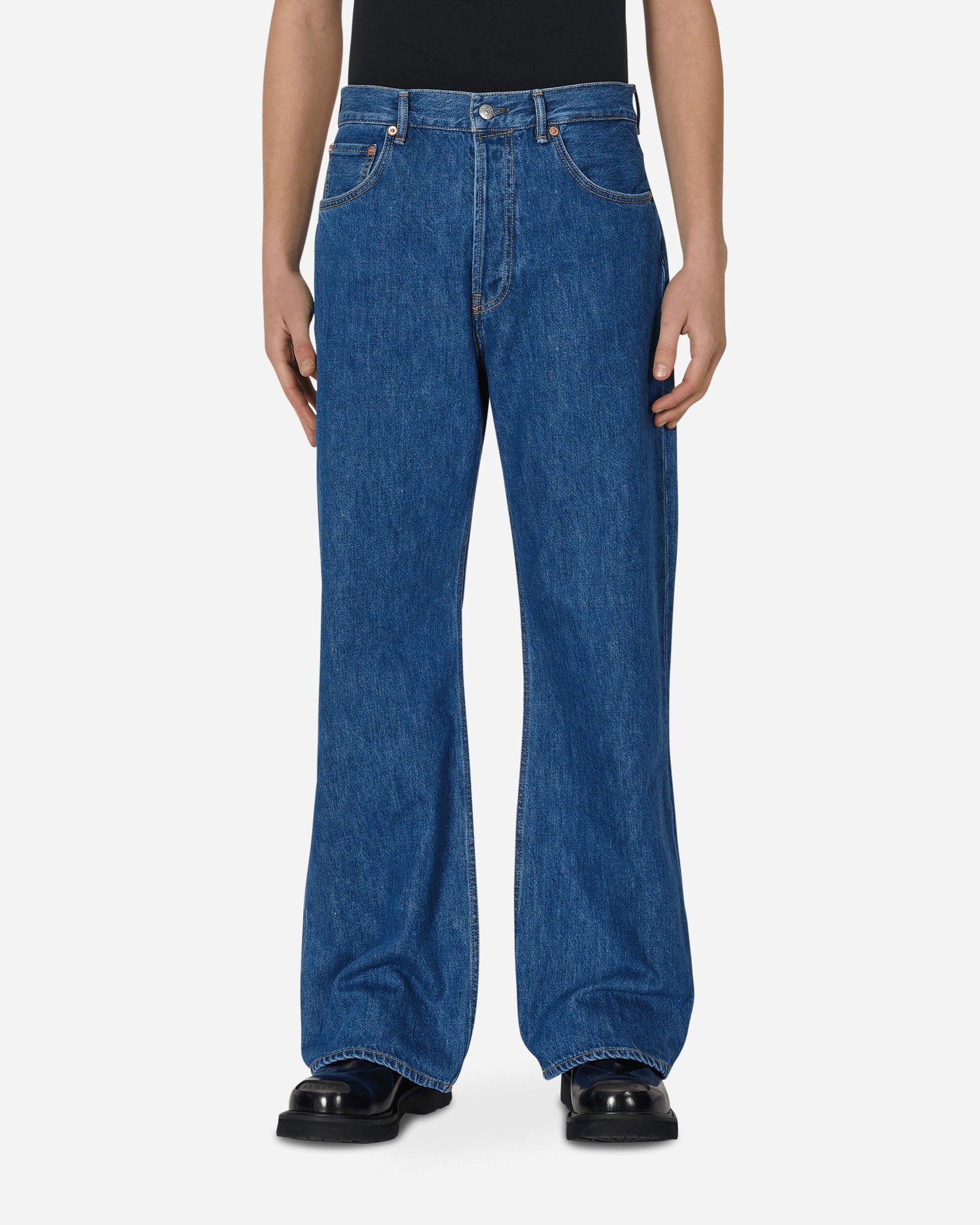 Džínsy Acne Studios Loose Fit Jeans Navy | B00231- 838, 0